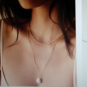 NIB Monica Vinader Nura Pearl Necklace